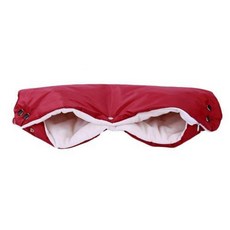 라이딩장갑 자전거 겨울장갑 겨울 따뜻한 유모차 카트 유모차 손 커버 유모차 유모차, 빨간색, 1개