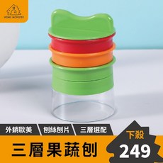 三合一蔬果刨絲器 - 削鉛筆機、節瓜/櫛瓜麵刨刀, 1個