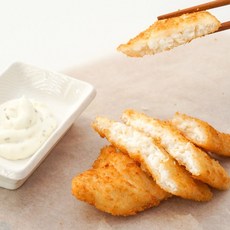 어장금 가자미 순살 생선까스 500g 1봉 에어프라이어 커틀렛 (총5개), 1개