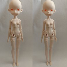 BJD 正版娃娃 特體 6分 藍豆豆 sd 人偶娃娃 送眼珠, 1個, 裸娃不化妝,V白