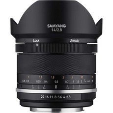 니콘 DSLR Rokinon 14mm F2.8 자동 초점 날씨 밀폐 와이드 렌즈 F 풀 프레임 및 APS-C – UMC 코팅 빠른 조리개 내장 후드 초광각 저조도 풍, Nikon F