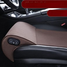 허벅지 연장시트 자동차 좌석 스펀지 운전석 확장 쿠션, 1개, 마사지 온열 메모리폼 커피