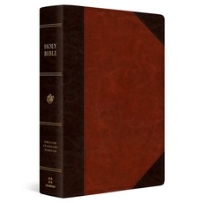 (영문도서)ESV Super Giant Print Bible (Trutone Brown/Cordovan Portfolio Design) Imitation Leather, Crossway, English, 9781433591983 Crossway, English, 9781433591983