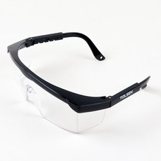 툴쎈 썬글라스(투명) NO.45071 썬그라스 작업용 보안용 안경, 1개