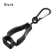 장갑 클립 그래버 거치대 행어 블랙 가드 노동 클램프 캐처 다기능 작업 도구 야외, 색상: 1. Black, 1개