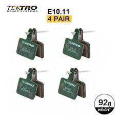 자전거 브레이크 패드 4쌍 설치 공구 포함 Trp Tektro Shimano MT200 M355 M446 M315 M365 MTB 디스크 E-바이크 패드와 호환