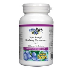 내츄럴팩터 블루베리 1000mg 90정 고농축, 1개