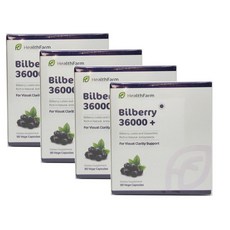 헬스팜 프리미엄 빌베리 36000mg 루테인 12mg 90베지캡슐 X4, 4개, 90정