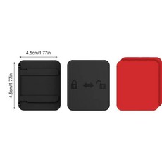 다기능 자동차 브래킷 전면 유리용 톨 패스 거치대 접착식 설치 스티커, 기본, 2. A