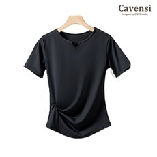 Cavensi 運動短袖 V領 排汗衫