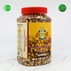 Deepak Roasted Chana with Skin | Indian Snack | High Protein | 병아리콩 간식 인도산, 3개, 500g