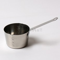 304 스텐 눈금 계량컵 200ml (긴 손잡이) 제과제빵, 긴 손잡이