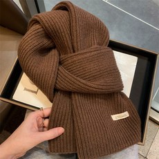 韓版針織圍巾 秋冬備 韓國簡約針織小圍巾女百搭保暖短版學生情侶毛綫圍脖