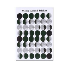 지구과학 실험 달의 변화 스티커 교보재 10매 과학실험키트 과학실험