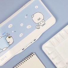 깔끔한 미술용 팔레트 블루 3P 유치원 초등 파레트 미술 어린이집 팔레트 귀여운 파레트 학원 초등 dew+55981hg