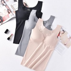 서울양말 심리스 브라런닝 나시 무봉제 누디 캐미솔 노와이어 캡나시 224370