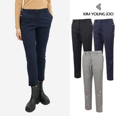 [사은품증정] 김영주 여성 골프웨어 기모 뒷요크 시보리 팬츠 533132