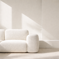 커버무드 고탄력 플러피 소파커버 + 자체제작 고정 스펀지, 1개, 화이트