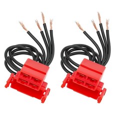 방향 스타터 솔레노이드 릴레이 플러그 커넥터 와이어링 하네스, 1개, 2. 2 pcs
