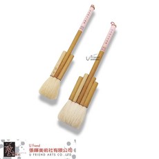 ROCOCO彩色刷毛三連筆七連筆兒童繪畫筆刷套裝, 1個, 三連筆