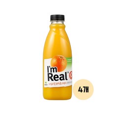 풀무원 아임리얼 오렌지 주스, 700ml, 4개