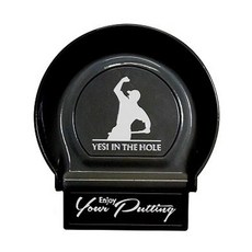 MELE LINKS 高爾夫推桿練習墊 3.0 x 0.4 米 直線訓練 推杆毯, 1個, 黑色金屬 洞杯