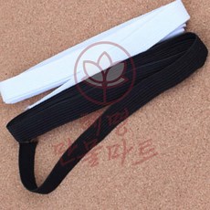 납작 고무줄 티 대량판매 바지 늘리기 팬티바늘, 16골 검정색