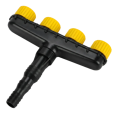 텃밭 정원 주말농장 물 뿌리개 분사기 4구, 단일, 1개