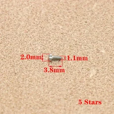 RICHARD MILLE 시계 RM1152 하단 뒷면 커버 링 스트랩 나사용 2PCS 4/5개의 뾰족한 별 나사, 03 5stars 2