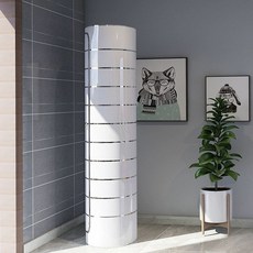 지능형 신발 살균소독기 건조기 도어장 360도 원통형, 실버 테두리, 6층 100cm 살균 없음, 1단