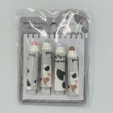 Q-LiA 動物鉛筆筆帽組，多款可愛動物造型，保護筆尖，學習好幫手, 1個, 乳牛（最終現貨）