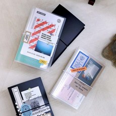 씨엘유비 티켓북 야구 뮤지컬 여행 티켓보관 스토리지앨범, 2개, 화이트