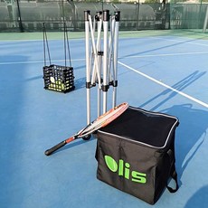 이동식 테니스볼 카트 연습용 공 수거 바스켓, 1개, 72개 수집 바스켓