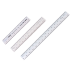 휘어지는 구부러지는 플라스틱 자 직선자 방안자, 1개, 30cm