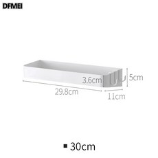 DFMEI 懶角落浴室置物架壁掛式免打孔衛生間置物架牆上洗漱臺收納架子, 1個, 如圖