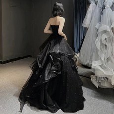 晚禮服裙 森系成人禮生日宴會藝考主持演出服