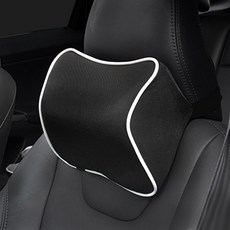 KINTON 車用簡約記憶棉頸枕, 黑色