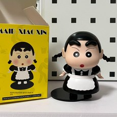 귀여운 피규어 신짱 인형 차량 장식 선물, 신노스케 [약 15cm 높이], 1개, 고급 박스 메이드 12cm