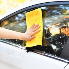 고밀도 막타올 차량타월 차량타올, 옐로우 소형