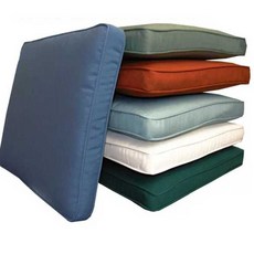 의자 대형 방수 수영장 테라스 야외카페 벤치 방석 커버만, 14. 레이크 블루 55x55x8cm, 1개, 27. 레이크 블루 55x55x8cm