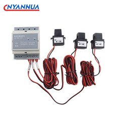 YMSS 3상 전기 에너지 딘 레일 미터 전력 모니터06mm 분할 코어 전류 변압기, 16mmCT Power meter, 01 16mmCT Power meter