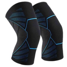 스포츠 무릎보호대 오토바이보호대, 1개, 블루