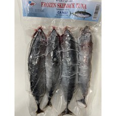 가다랑어 냉동 동골 CA NGU TULINGAN skipjack tuna frozen, 1개, 900