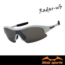 Mola Sports 兒童運動墨鏡 Radar-wb 8-14歲 UV400 白框茶片