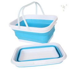 접이식 물통 세차 설거지 캠핑 야외 휴대용 자바라 구조 보관 편리한 버킷 물, 1개, 상세페이지 참조