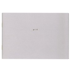 잇쇼니 15인치 노트북 맞춤형 데스크 노트 그리드, 그레이, 1개
