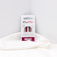 KniftPro Dreamz 5cm 교체 가능한 자작나무 원형 뜨개질 바늘 – 가볍고 내구성이 뛰어나며 빠른 DIY 패턴에, 07 5.0mm