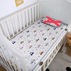 恩寶 冰絲涼蓆 嬰兒床墊 透氣墊 生理墊, 1個, 嘟嘟汽車,120*60