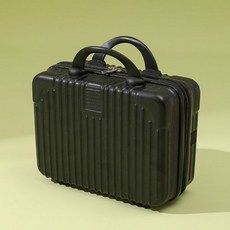 맞춤형 미니 여행가방 14인치 화장품 가방 기념품 가방 소형 여행가방 비밀번호 가방, 14 인치 다기능 화장품 케이스, 블랙