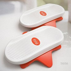 은빈몰 턴테이블 전신운동 가정용트위스트운동기구 트위스트운동, 턴테이블 트위스트(오렌지)